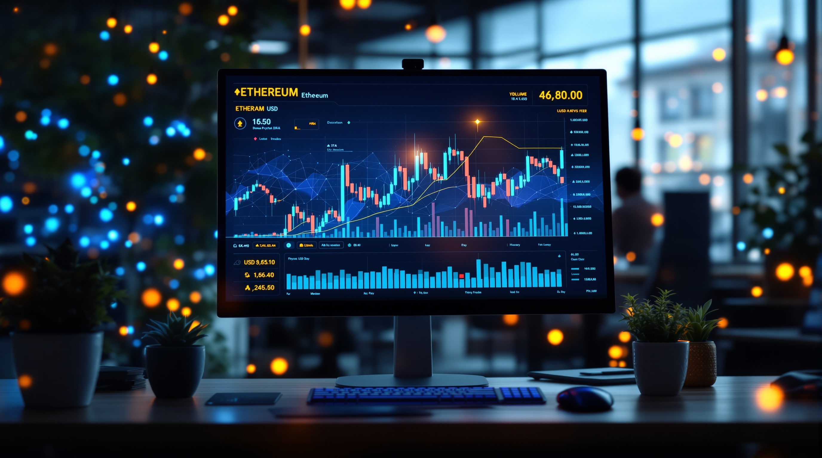 ethereum price today illustration